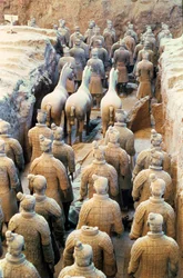 兵馬俑、秦王朝、紀元前210年（部分）